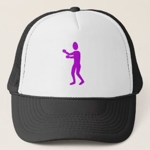 Casquette Figure de boxe - violet