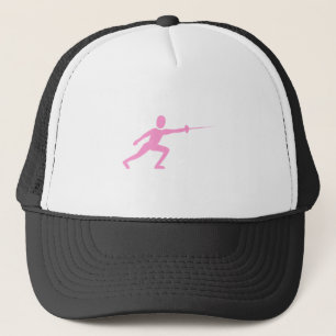 Casquette Figure de clôture rose