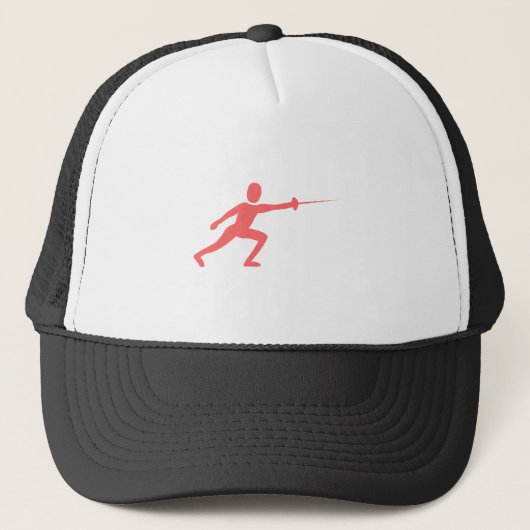 Casquette Figure de clôture - rose tropicale (Devant)