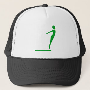 Casquette Figure de plongée - Vert herbe