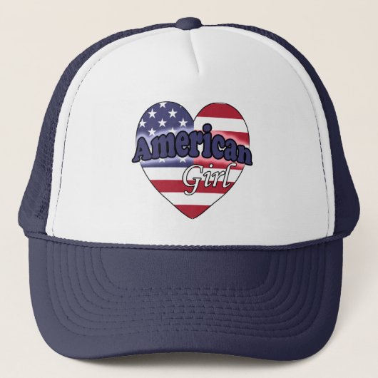 Casquette Fille américaine (Devant)