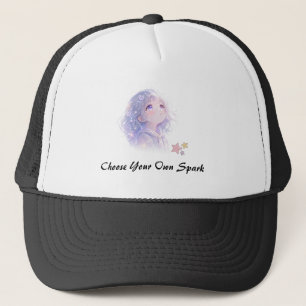 Casquette Fille Anime Étoilée Esthétique Graphique