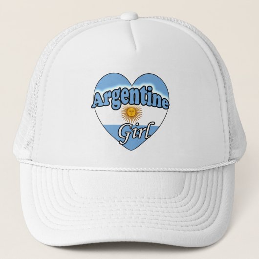 Casquette Fille argentine (Devant)