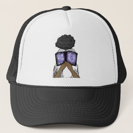 Casquette Fille avec la lecture d'Afro (Devant)