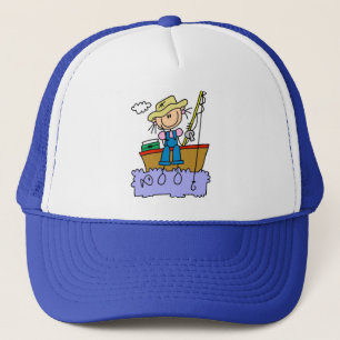 Casquette Fille Bonhomme Allumette Pêchant
