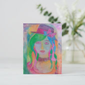 casquette fille - carte postale (Debout devant)