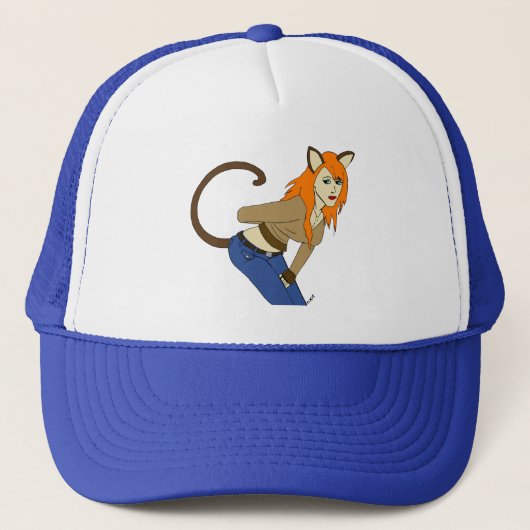Casquette fille chat (Devant)