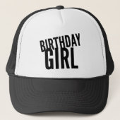 Casquette Fille d'anniversaire (Devant)