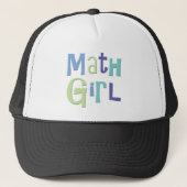 Casquette Fille de maths (Devant)