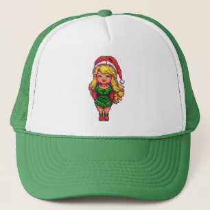 Casquette Fille de Noël au bonnet de camionneur