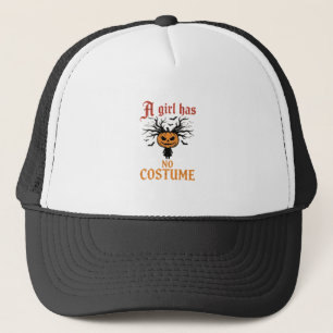 Casquette Fille d'Halloween n'a pas de citrouille de costume