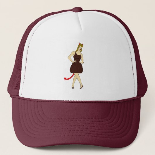 Casquette fille du diable (Devant)
