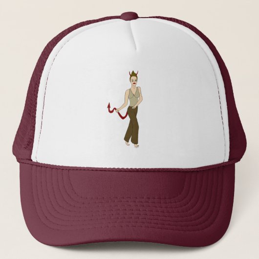 Casquette fille du diable (Devant)