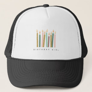 Casquette Fille Rose Or Anniversaire Joyeux Anniversaire Jol