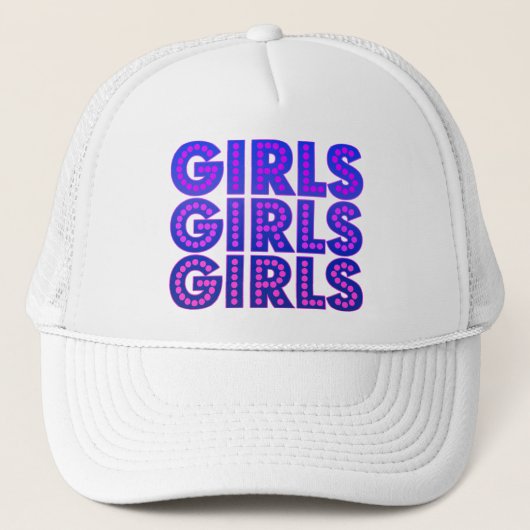 Casquette Filles Filles Filles Graphique (Devant)