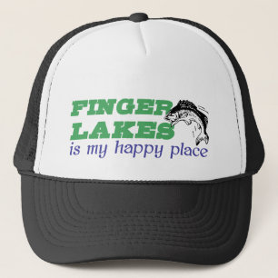 Casquette Finger Lakes est mon endroit heureux