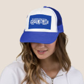 Casquette Fini Cray Cray Vote Blue Tout Le Chemin (En situation)