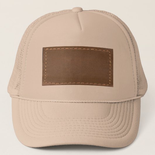 Casquette Finition simili cuir vintage d'impression : Modèle (Devant)