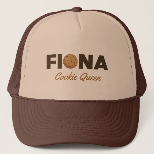 Casquette Fiona cookie queen (Devant)