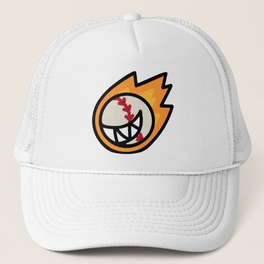 Casquette Fire Baseball Smile (Devant)