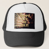 Casquette Fireworks 11 chapeau 4 juillet camionneur (Devant)