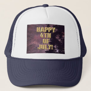 Casquette Fireworks 16 4 juillet chapeau de camionneur de ma