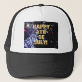 Casquette Fireworks 1 chapeau 4 juillet camionneur (Devant)