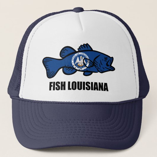Casquette Fish Louisiana (Devant)