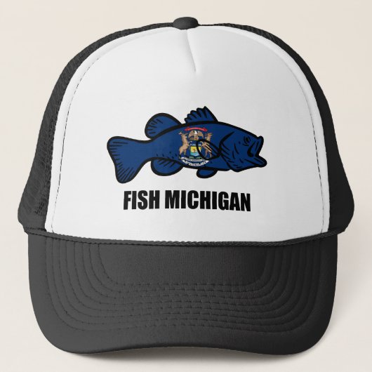 Casquette Fish Michigan (Devant)