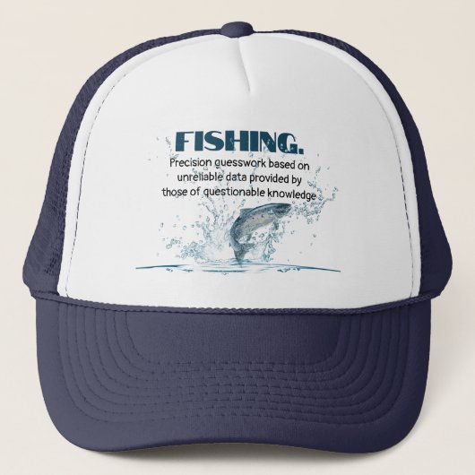 Casquette Fishing Quote with Water Splash (Devant)