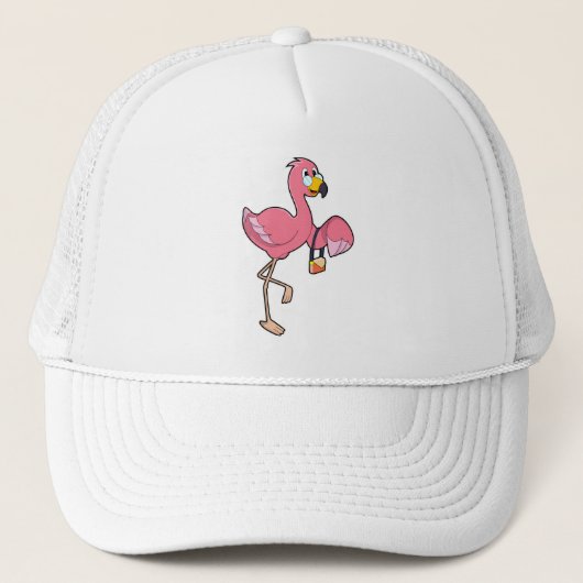 Casquette Flamant rose avec purge (Devant)