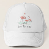 Casquette Flamant rose Ocean Trio 2 groupe "Text" chapeau de (Devant)