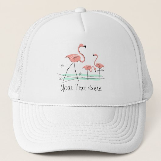 Casquette Flamant rose Ocean Trio 2 groupe "Text" chapeau de (Devant)
