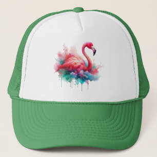 Casquette Flamant Rose Oiseau Sublimation