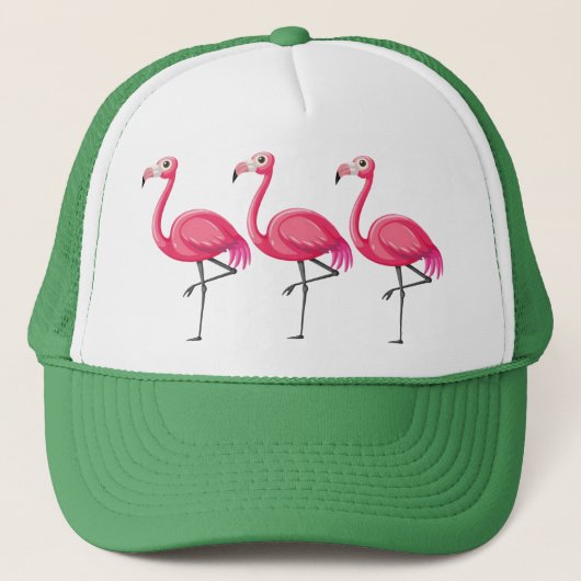 Casquette Flamant rose rose Bird-89686 (Devant)