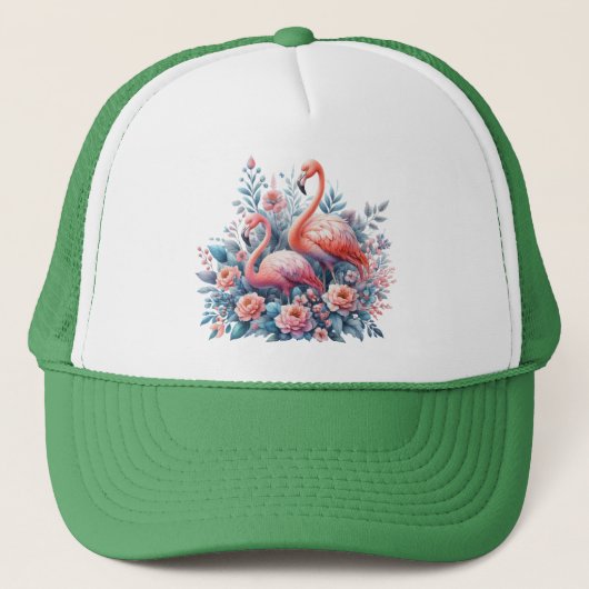 Casquette Flamants sublimation (Devant)