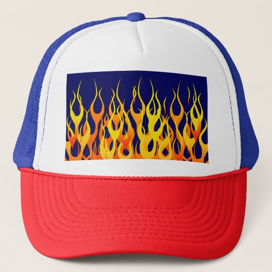 Casquette Flammes de course classique cool (Devant)