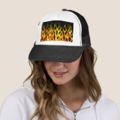 Casquette Flammes de course classique cool (En situation)