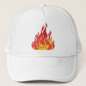 Casquette Flammes d'incendie (Devant)