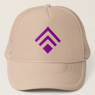 Casquette Flèche géométrique 02 - Violet