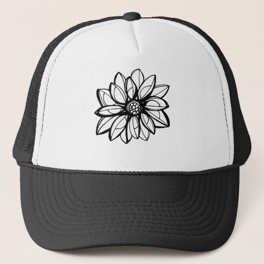 Casquette Fleur (Devant)