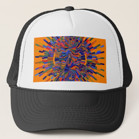Casquette Fleur Abstraite (Devant)