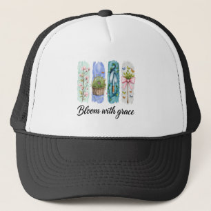 Casquette Fleur avec Grace Garden Floral Art