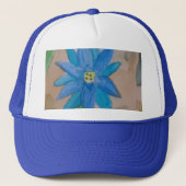 Casquette Fleur bleue (Devant)