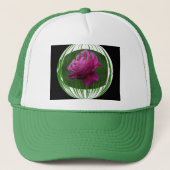 Casquette Fleur cerclée (Devant)