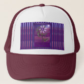 Casquette Fleur dans le désert (Devant)