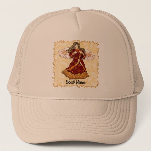 Casquette Fleur de lis ange chrétien (Devant)