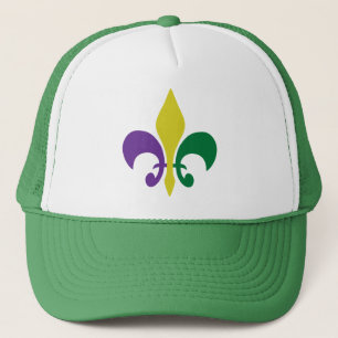 Casquette ~ Fleur De Lis de mardi gras