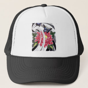 Casquette Fleur de pivoine
