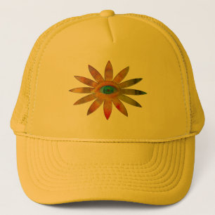 Casquette Fleur des yeux jaunes